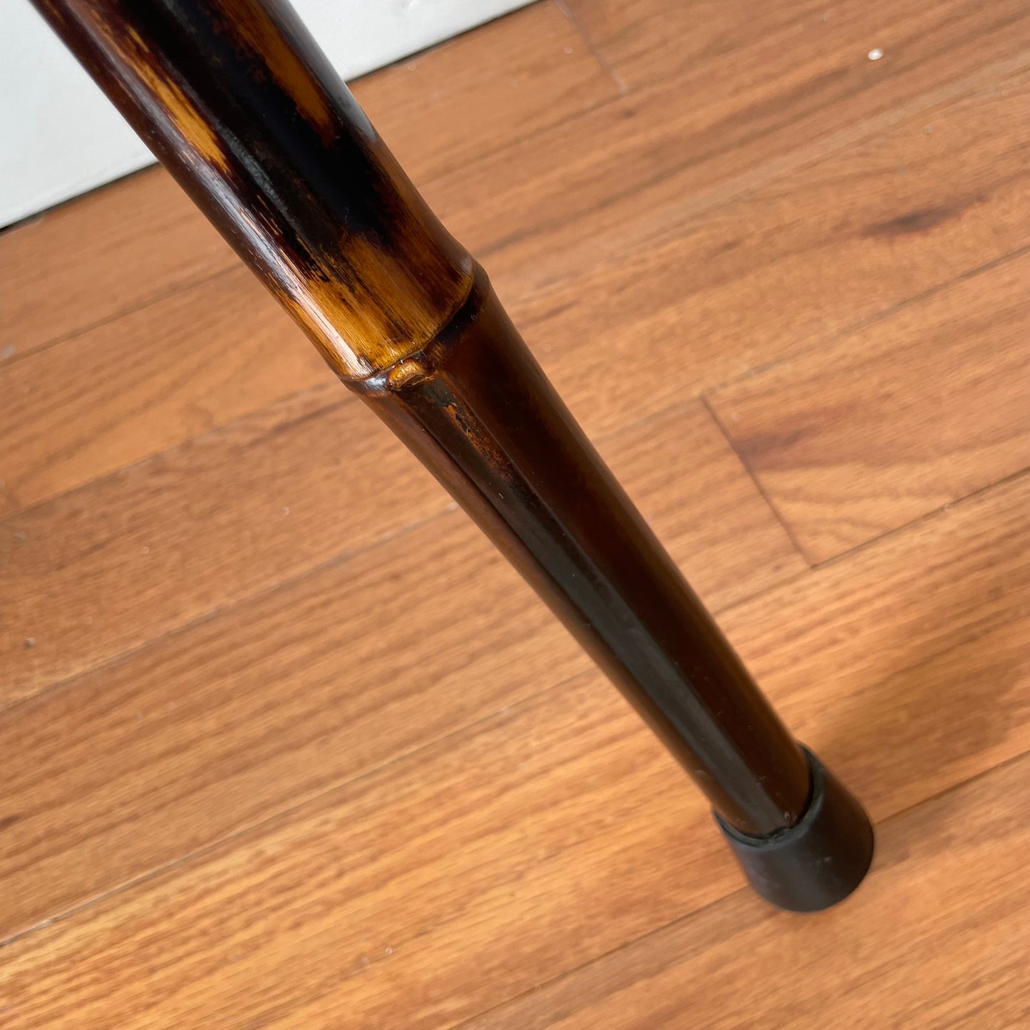 Flute Walking Stick with Compass – 4 ft, Hand-Carved Wood