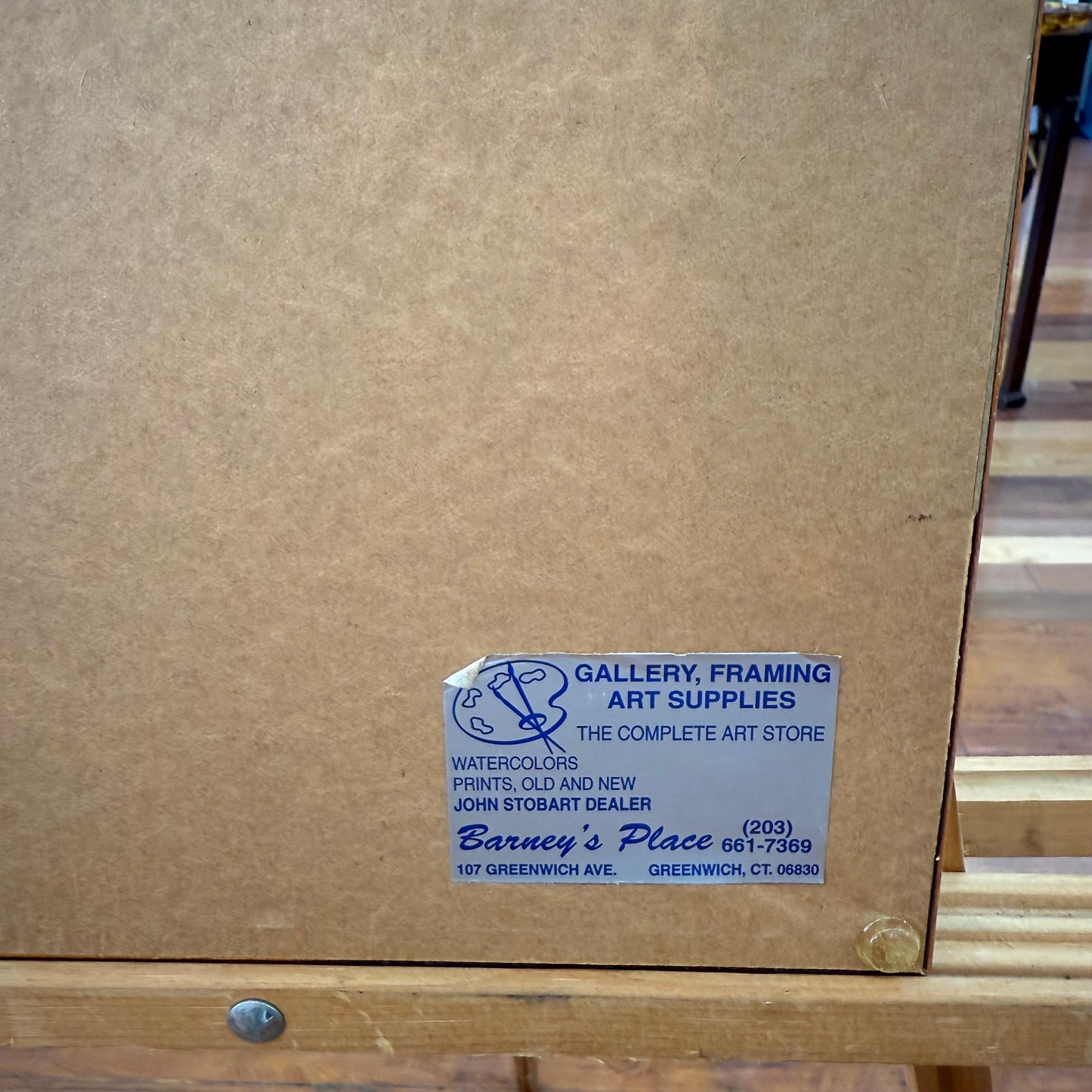 “Homage to Sargent” Signed Mixed Media Portrait by Leigh Gustafson, 1994