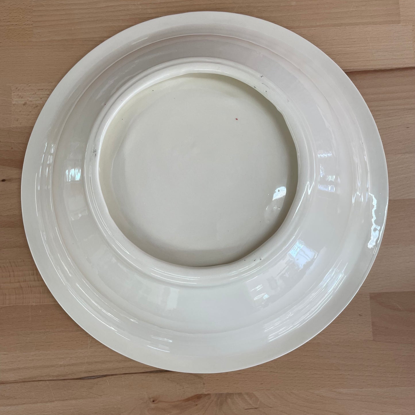 Vintage Blue & White Floral Ceramic Wash Basin and Pitcher Set