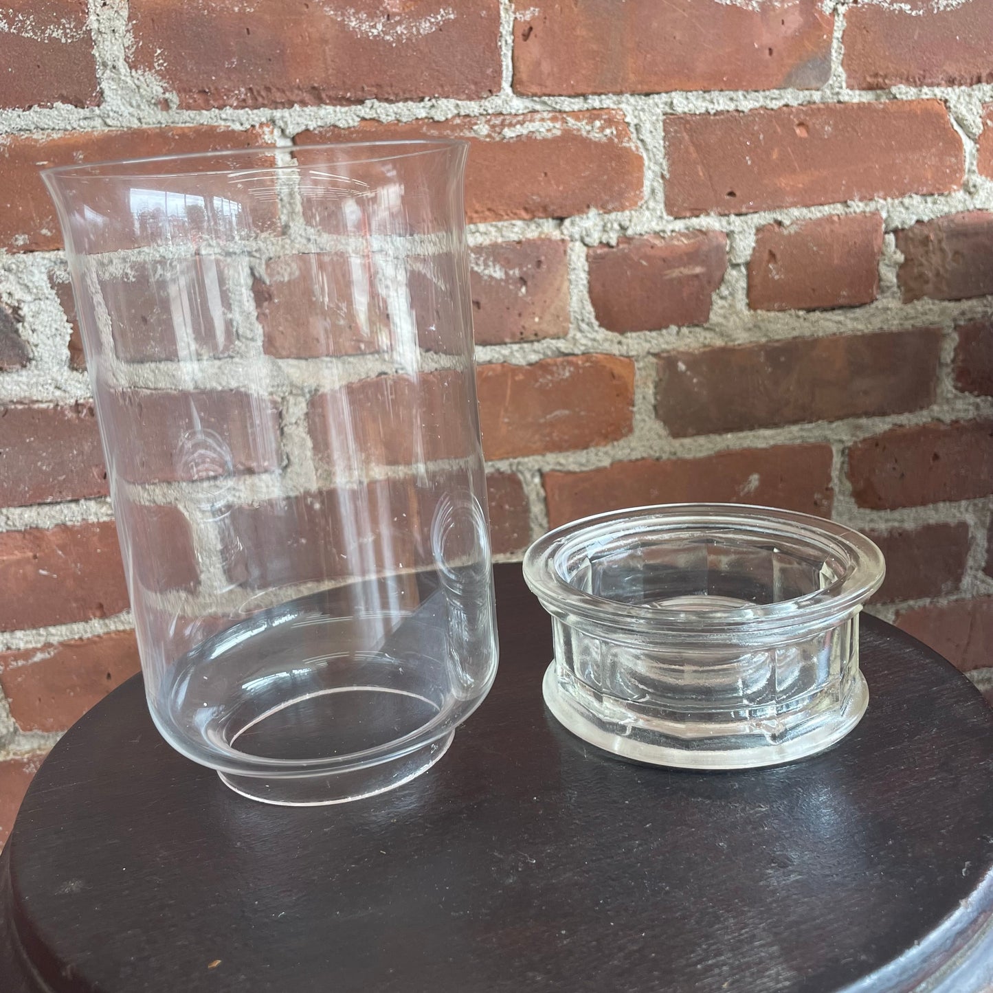Dansk Designs Sweden Clear Glass Votive Candle Holder