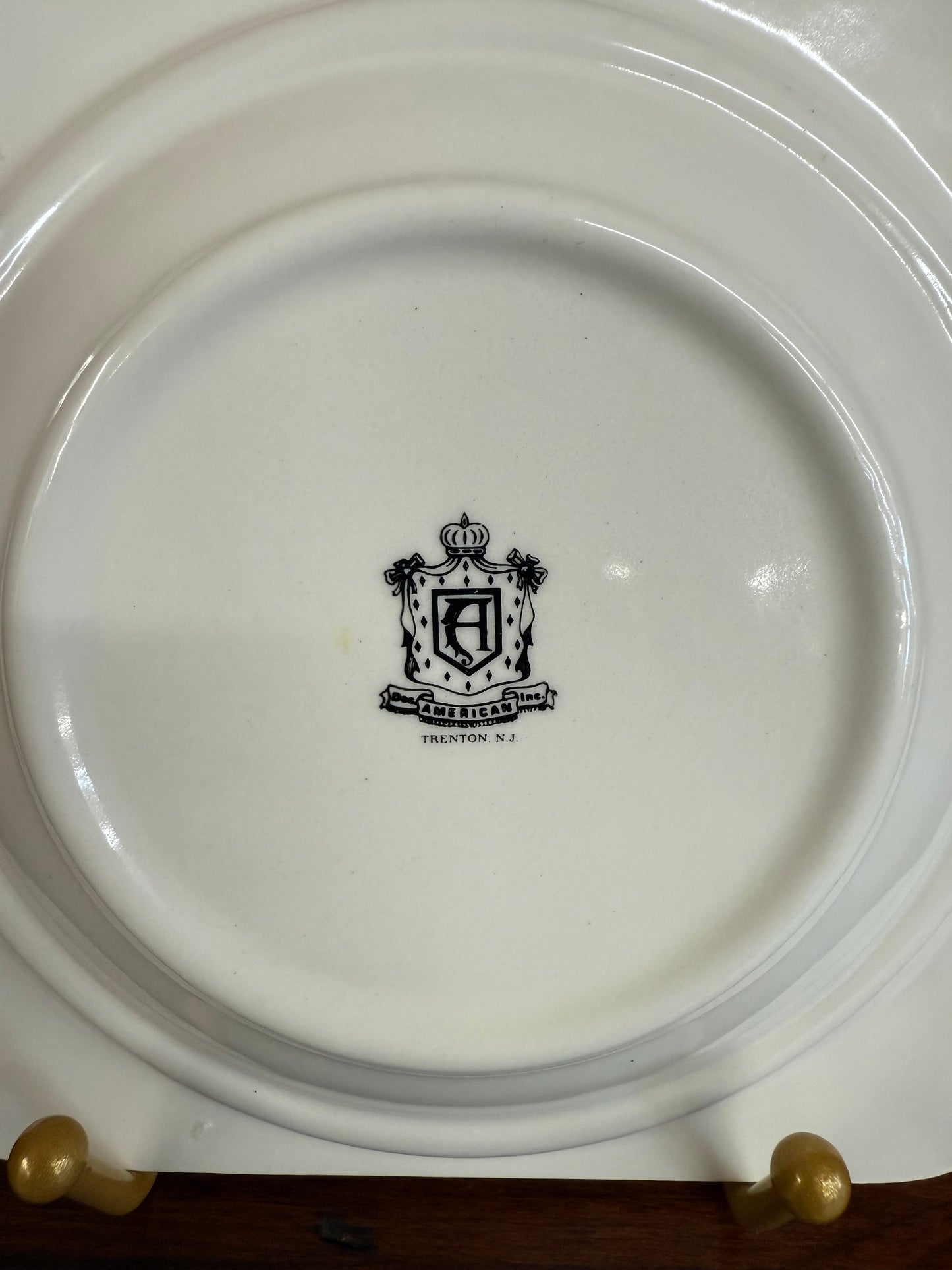 Vintage Holy Cross College Ashtray – Collegiate Memorabilia Ceramic by Sterling China Co., 5.5” Square