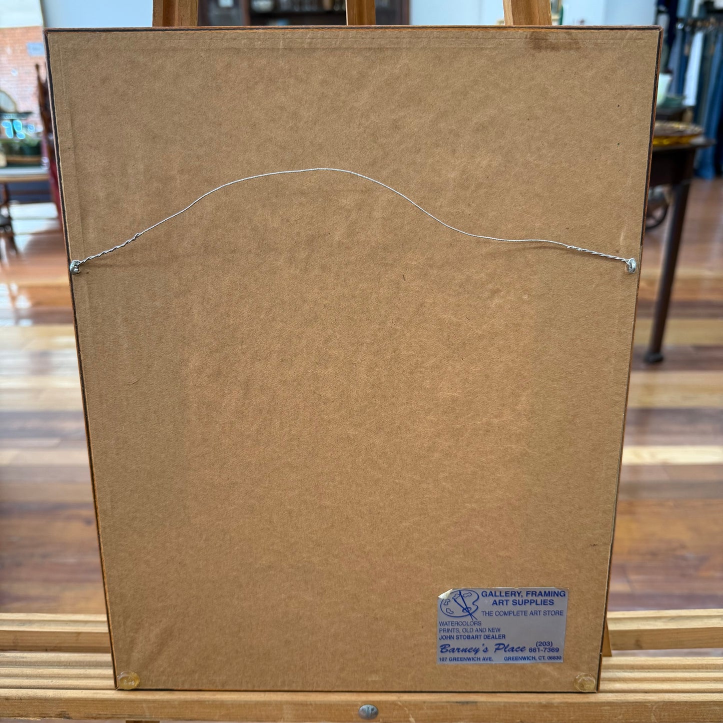 “Homage to Sargent” Signed Mixed Media Portrait by Leigh Gustafson, 1994