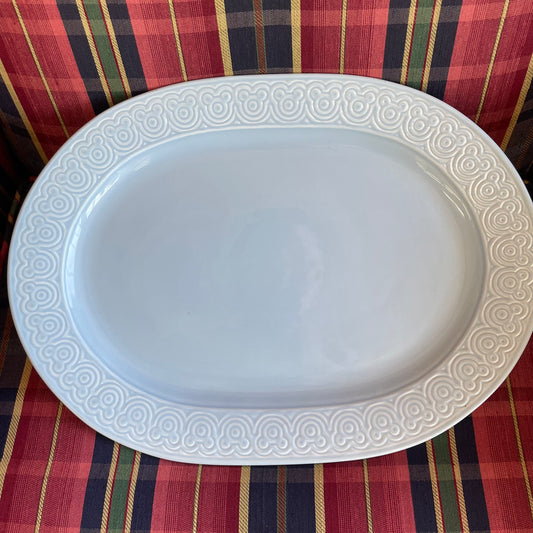 Vintage Disney Stoneware Platter with Mickey Motif – Made in Portugal