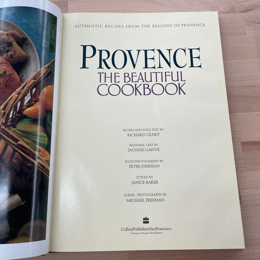 Provence: The Beautiful Cookbook by Richard Olney (Collins, 1993)