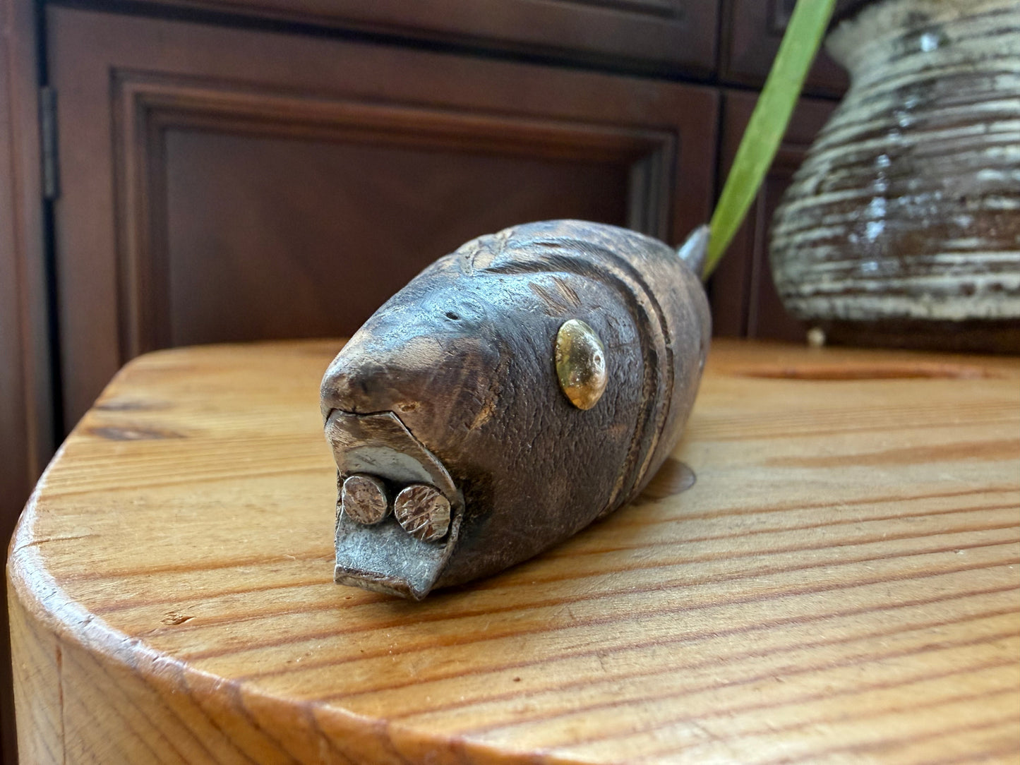 Hand carved Fish Bottle opener