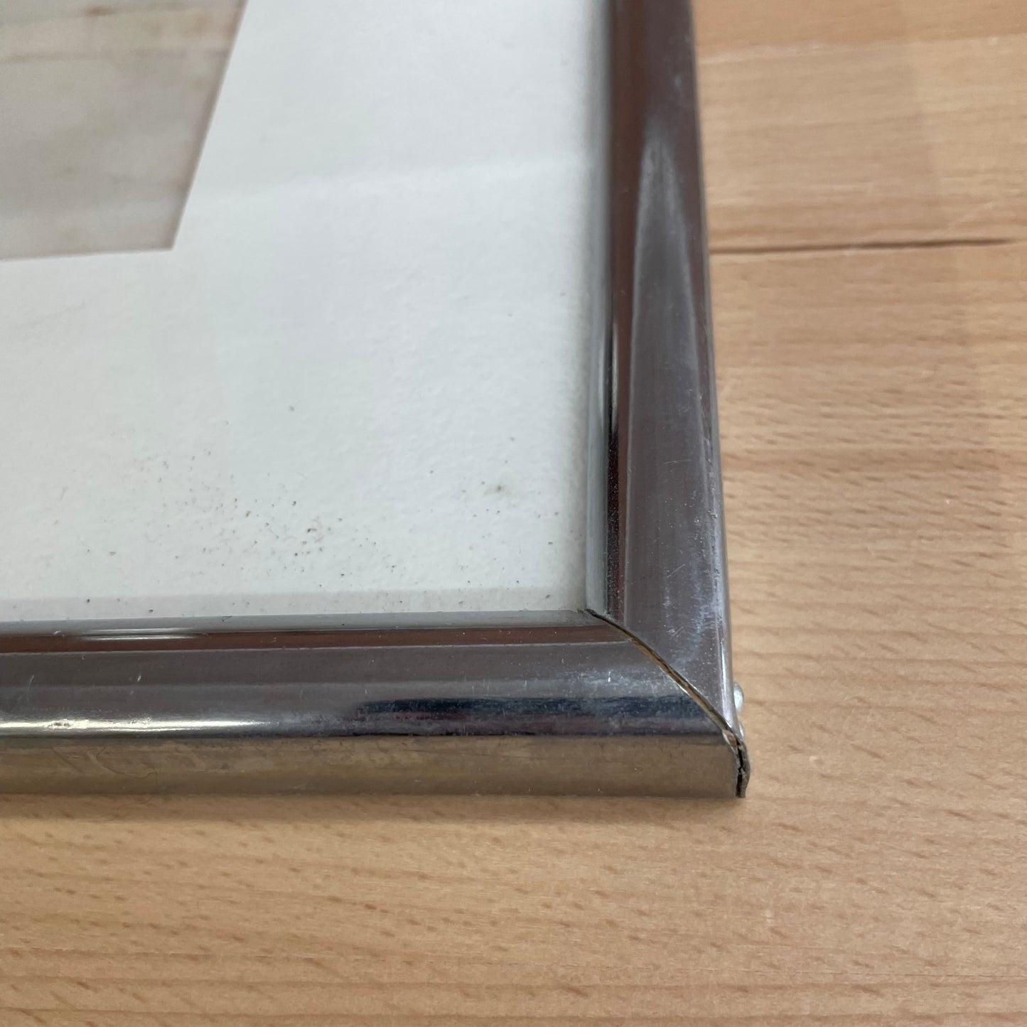 Framed Silk Poppy Artwork on Batik-Style Background, 1980s