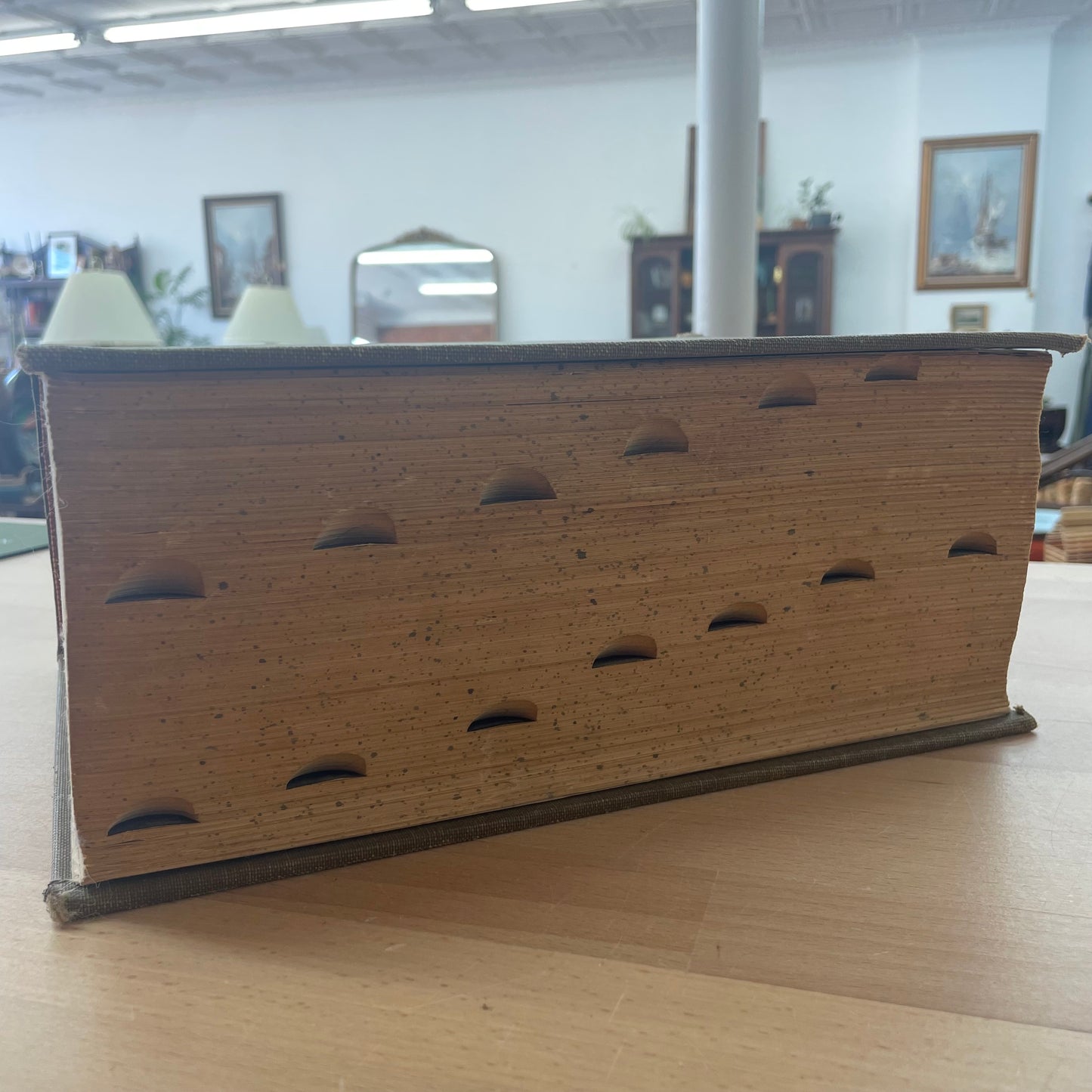 Webster’s New Twentieth Century Unabridged Dictionary, 2nd Edition | Large Vintage Reference Book for Decor or Display