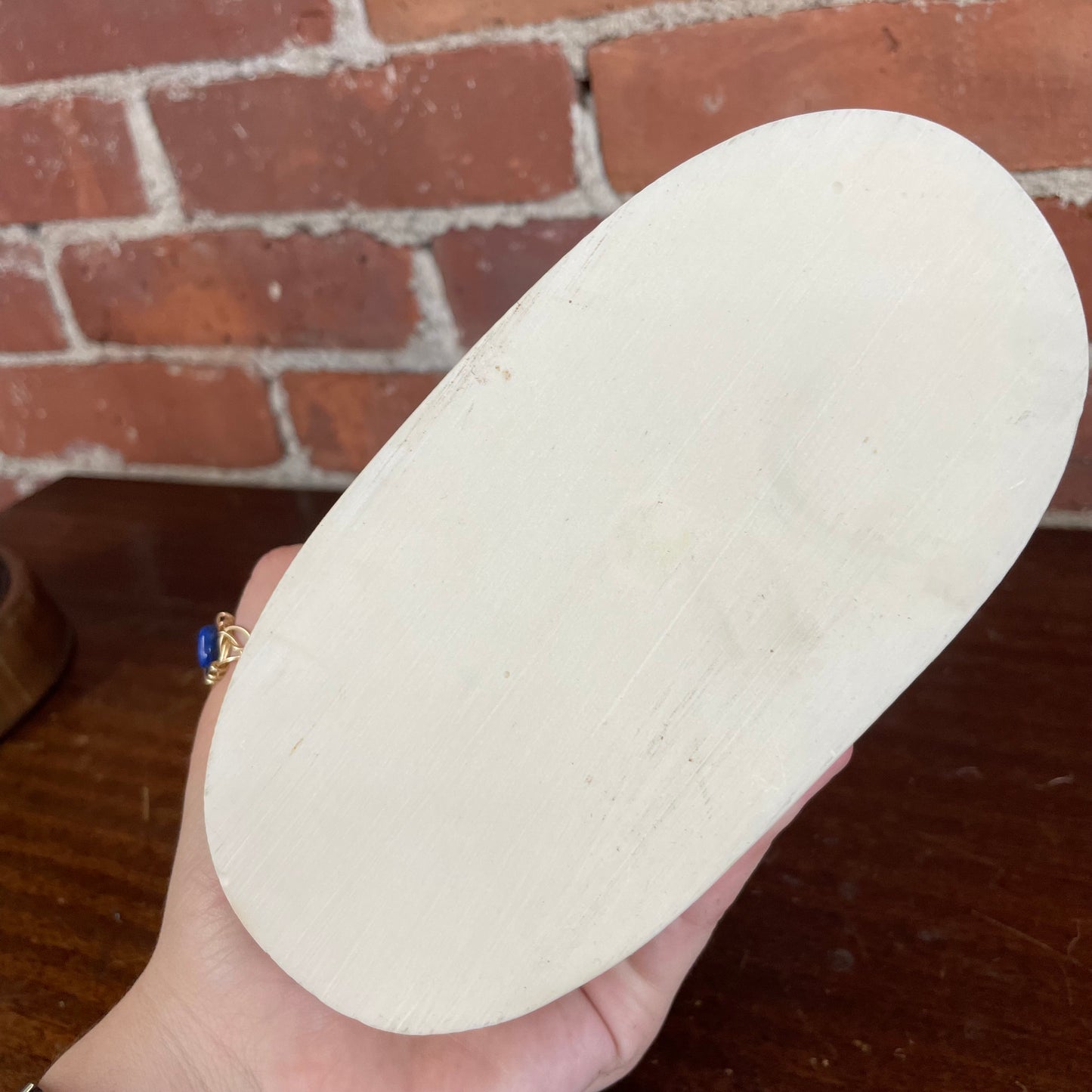 Vintage 7” Alabaster "Pietà" Sculpture by A. Giannetti – Made in Italy