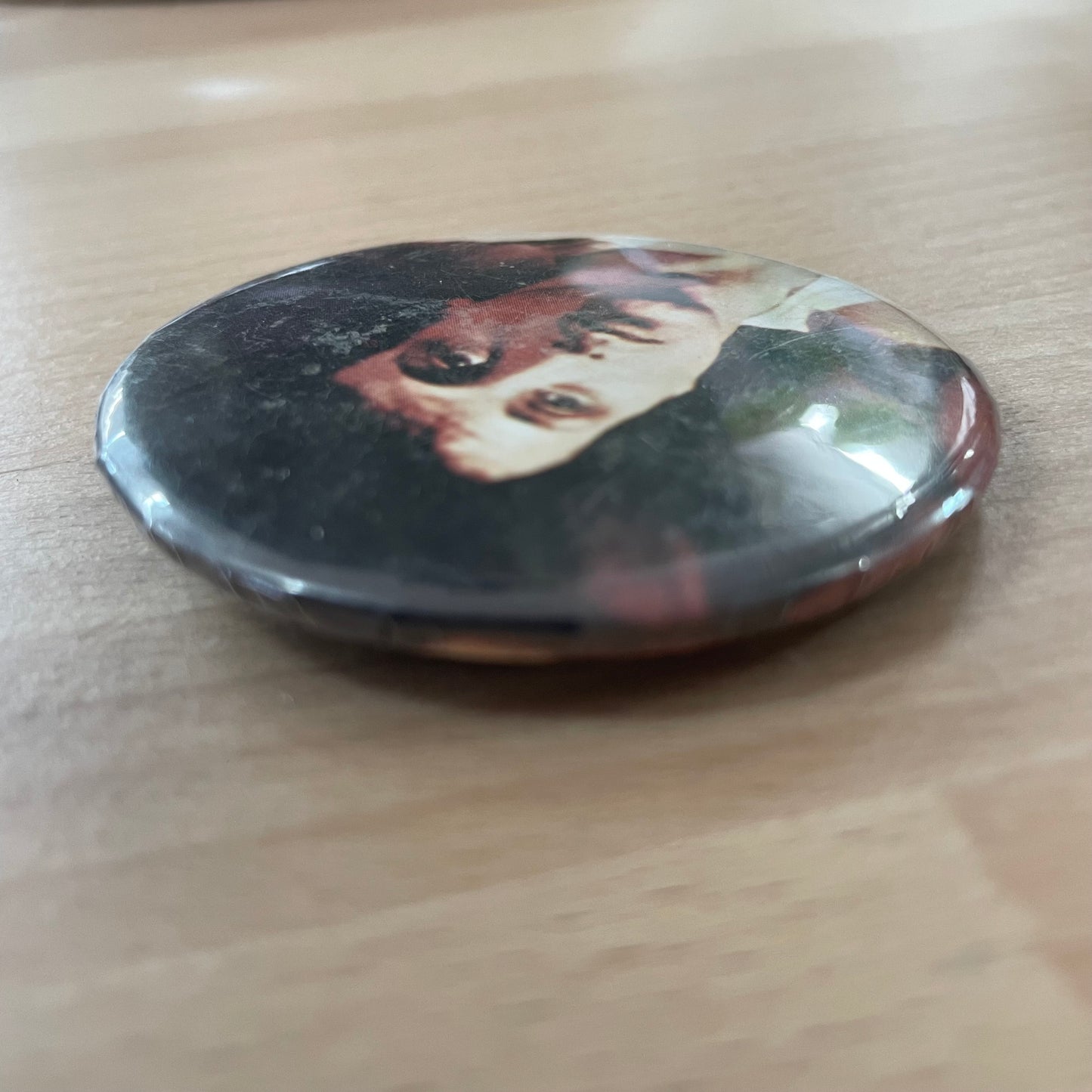 Vintage Sylvester Stallone "Rocky" Era Pinback Button – 2.25” Collectible Memorabilia