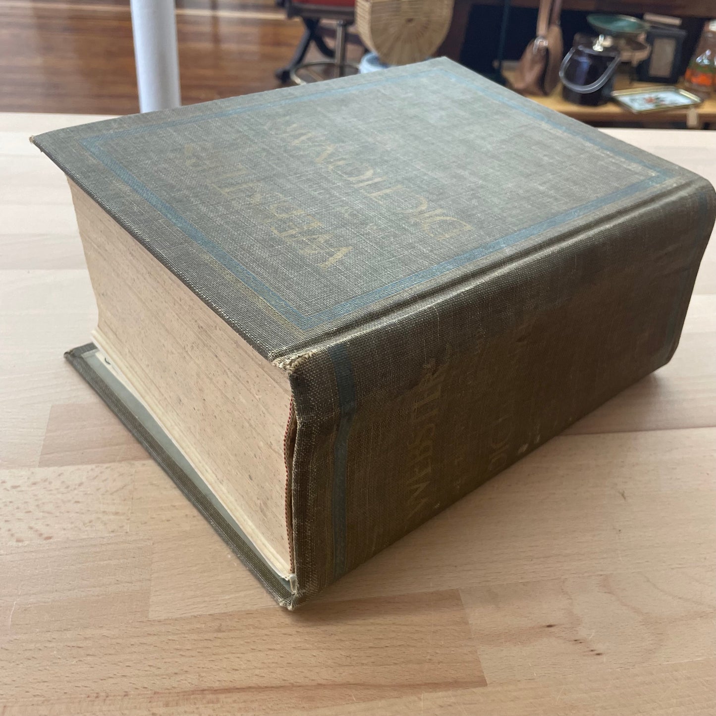 Webster’s New Twentieth Century Unabridged Dictionary, 2nd Edition | Large Vintage Reference Book for Decor or Display