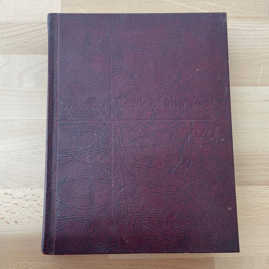 1970 Britannica Book of the Year | Vintage Encyclopedia Volume Covering 1969 Events | Maroon Hardback for Styling & Library Decor