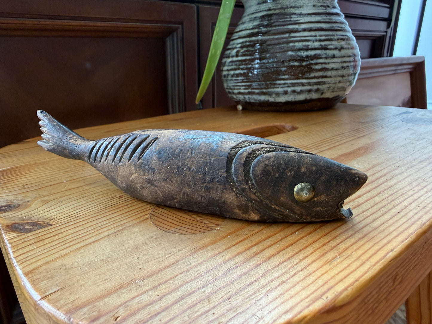 Hand carved Fish Bottle opener