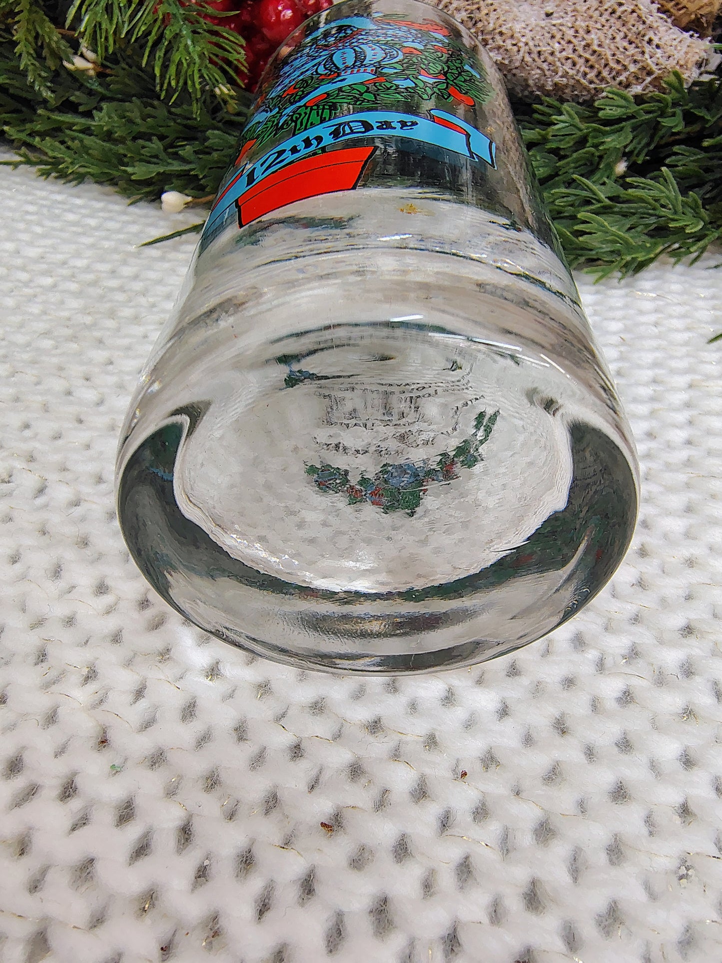 Indiana Glass “12 Days of Christmas” Highball Glass Set – Complete 12-Piece Vintage Holiday Collection