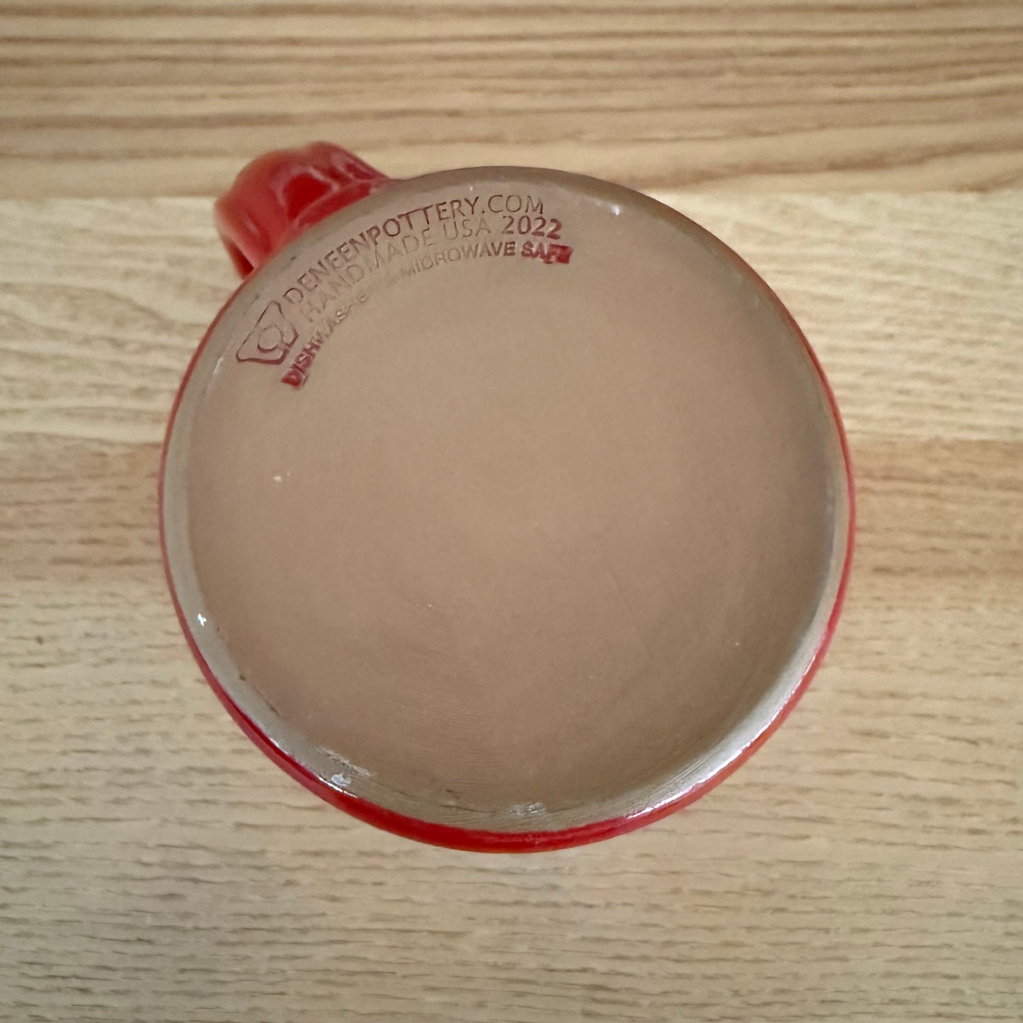 Deneen Pottery Joshua Tree National Park Red Stoneware Mug