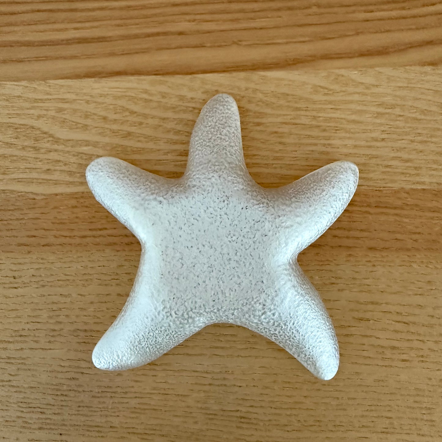 Vintage Clear Frosted Glass Starfish Trinket Dish Tray