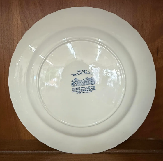 Vintage Staffordshire England Myott “Royal Mail” China Set – 60-Piece Service for 12, Never Used, Original Boxes (C. 1950s–60s)