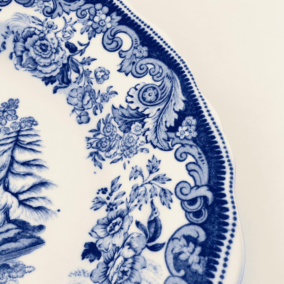 Antique Copeland Spode Blue and White Transferware Platter, England, photo 4 of 10