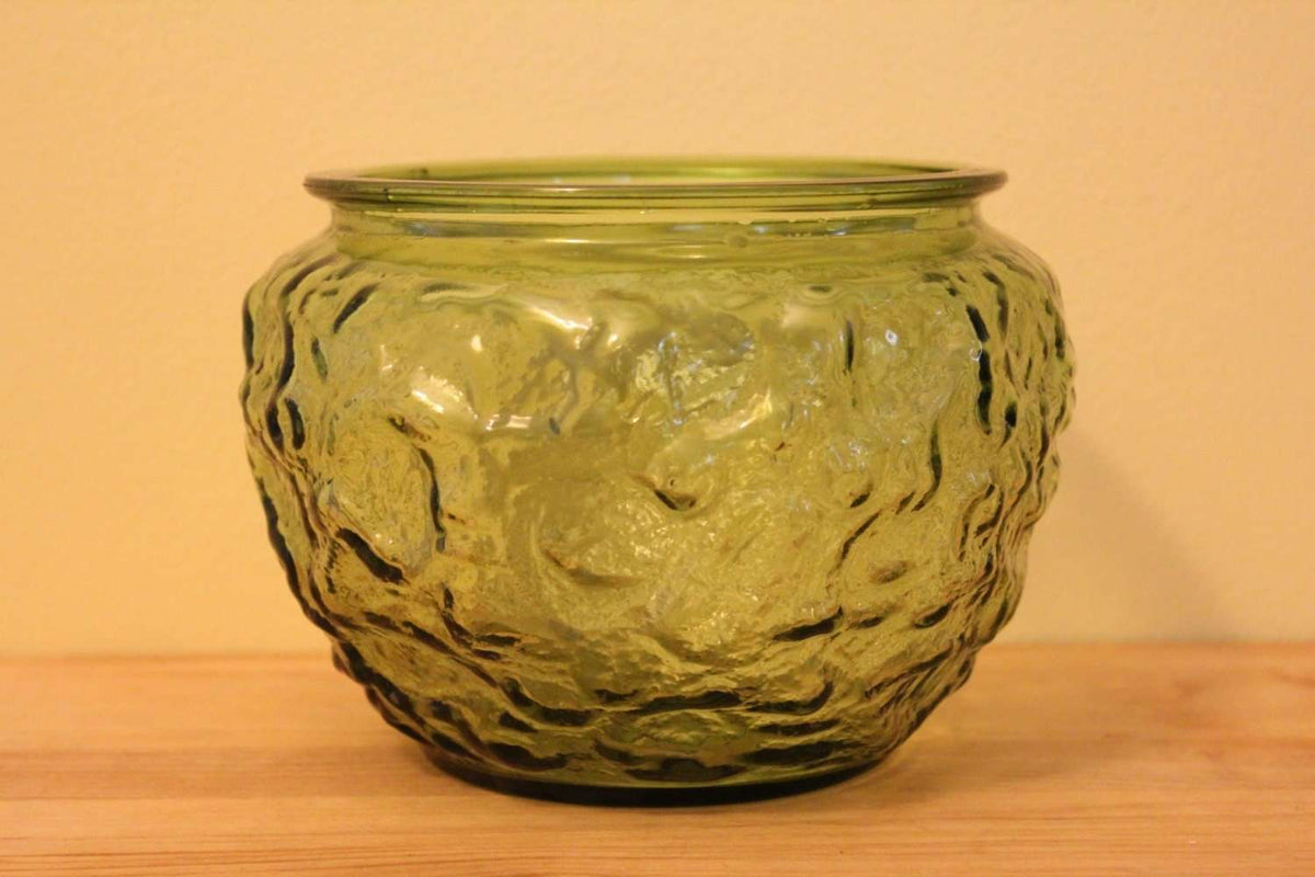 E.O.Brody Green Decorative Glass Bowl - Loom Vintage