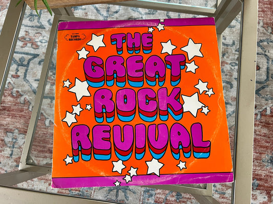 Vintage 'The Great Rock Revival' LP Record Vinyl Albums 12" 1970s Greatest Hits Vinyl Record Album, Untested