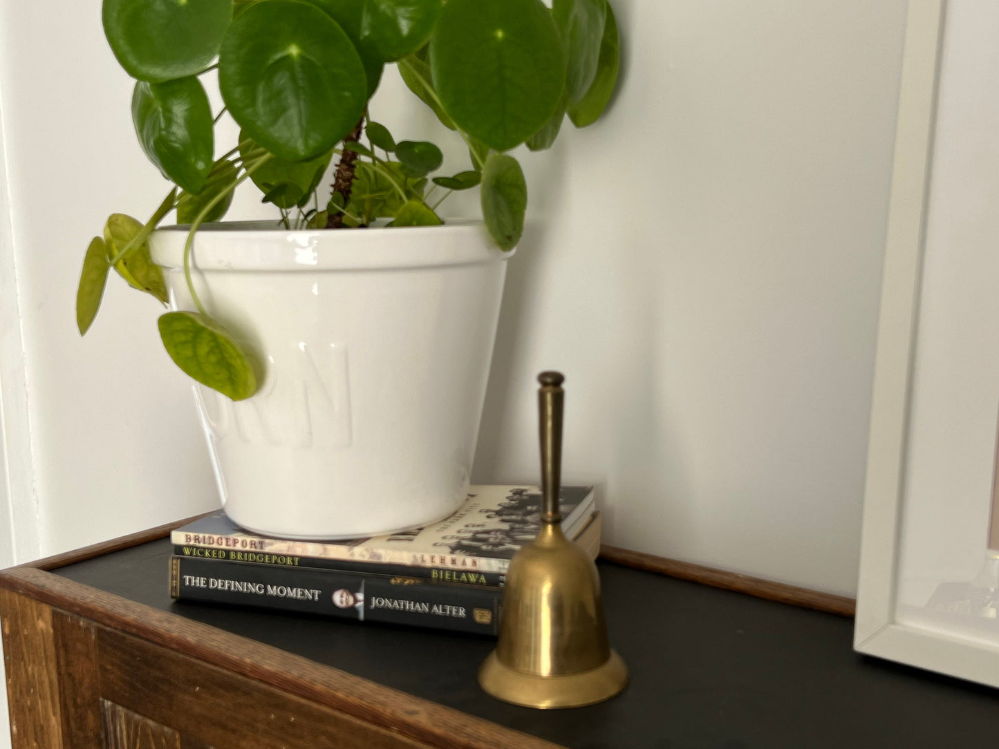 Vintage Brass Bell - School Bell- Patina - Christmas Gold Bell- Vintage Metalware - Dinner Bell - Call Bell - Large Bell