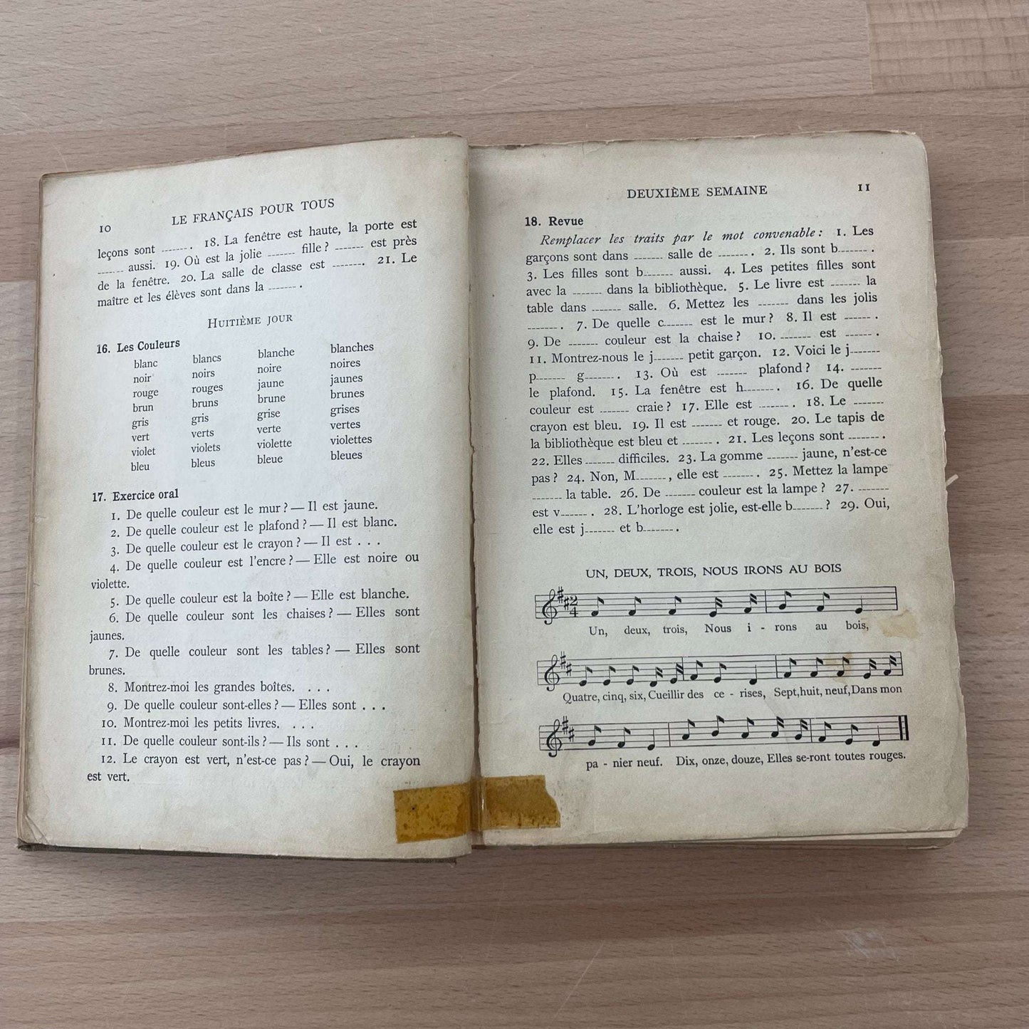 Le Français Pour Tous – Vintage French Language Primer by Noëlia Dubrule - Loom Vintage