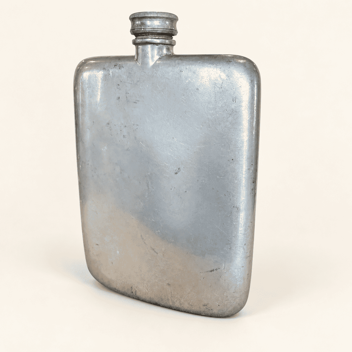 Vintage Brooks Brothers English Pewter Hip Flask, 8 oz, photo 2 of 5