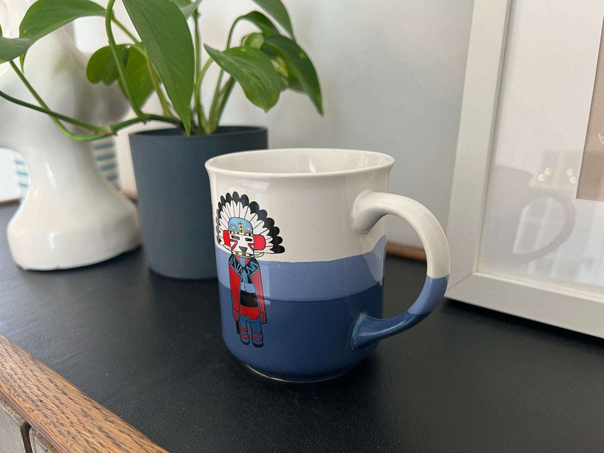 Vintage Yosemite National Park souvenir mug, blue, photo 6 of 10