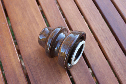 1920s Hemingray Insulators, Decorative Kitchen Pendant Light,Retro Pottery, Art,Shelf Sitter Collectible Gift - Loom Vintage