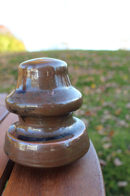 1920s Hemingray Insulators, Decorative Kitchen Pendant Light,Retro Pottery, Art,Shelf Sitter Collectible Gift - Loom Vintage