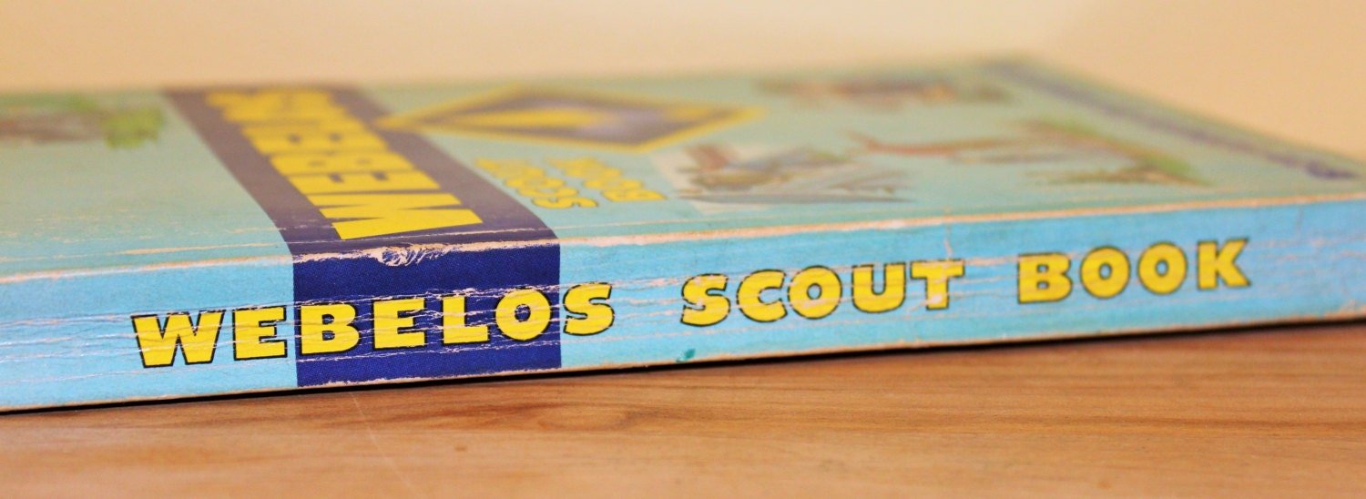 1982 Printing of 1967 Webelos Scout Book, Paperback, Scout's Honor, Memorablia - Loom Vintage