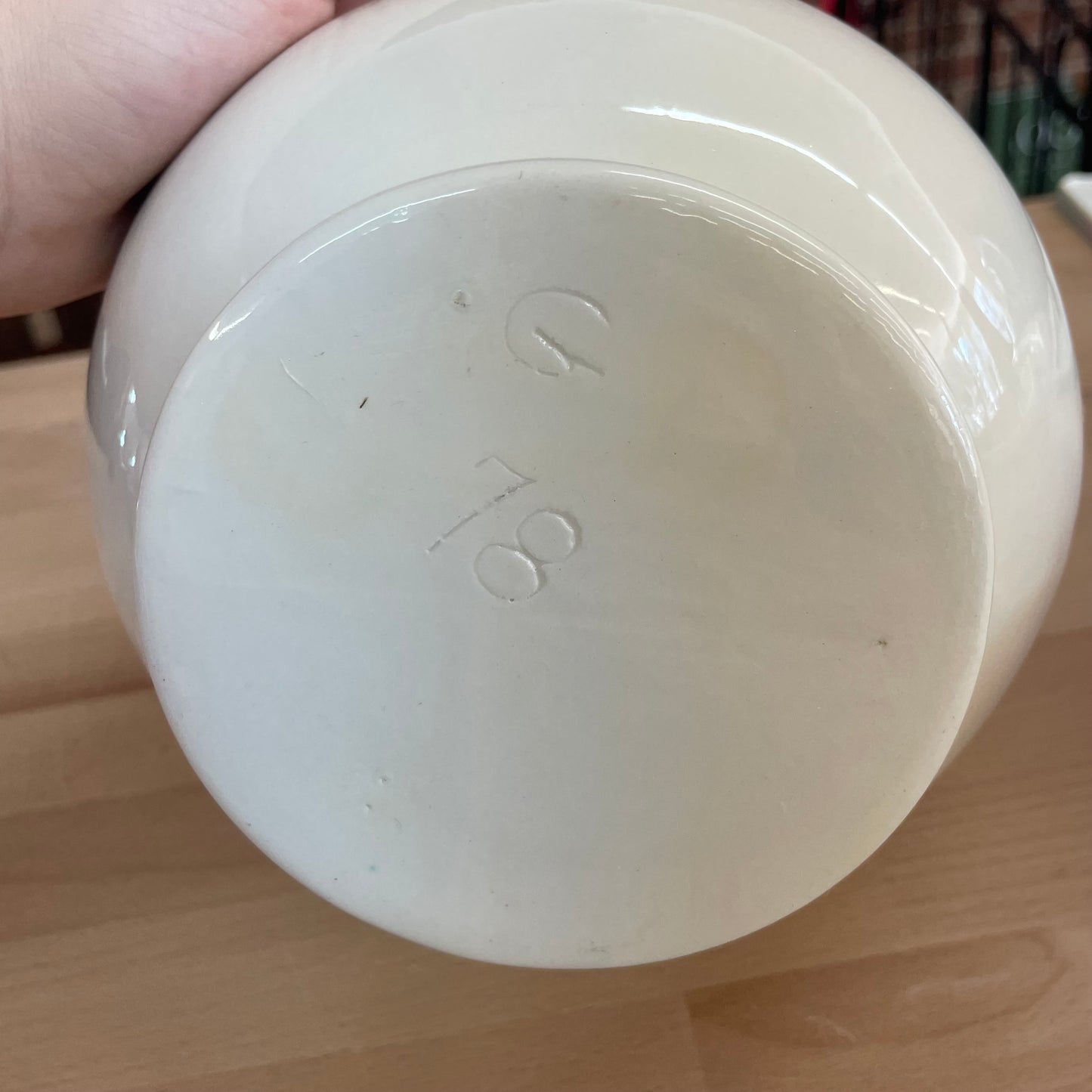 Vintage Blue & White Floral Ceramic Wash Basin and Pitcher Set