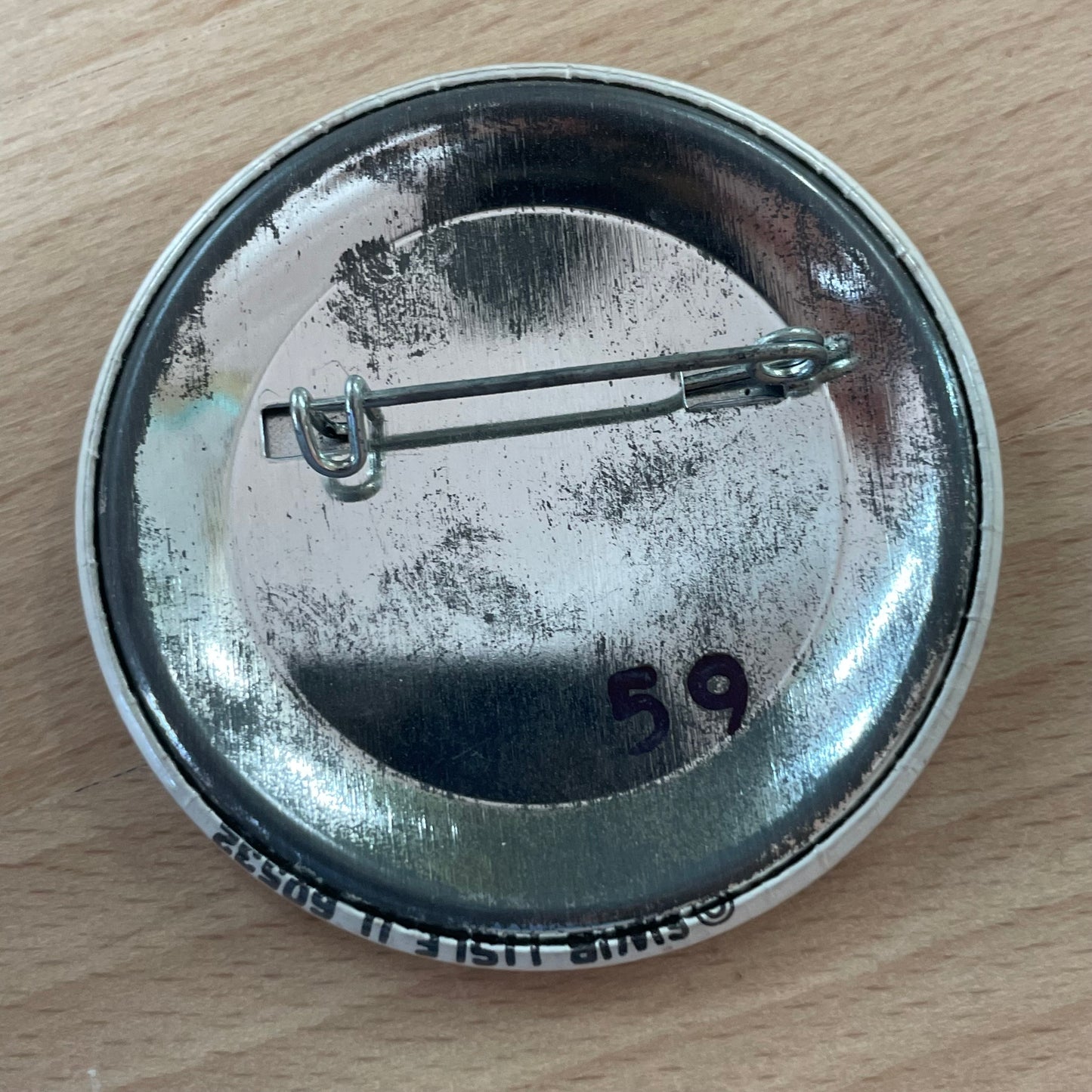 Vintage “I May Not Be Perfect But Parts of Me Are Excellent” Pinback Button – 1970s Humor Collectible 2.25”