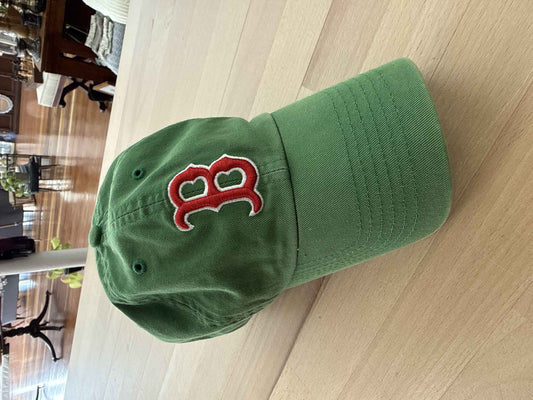 Boston Red Sox Ball Cap — Green with Red B