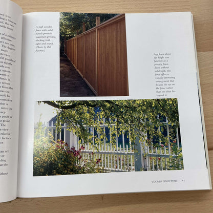 "Wooden Fences" by George Nash — Illustrated Hardcover, The Taunton Press – photo 5 of 7