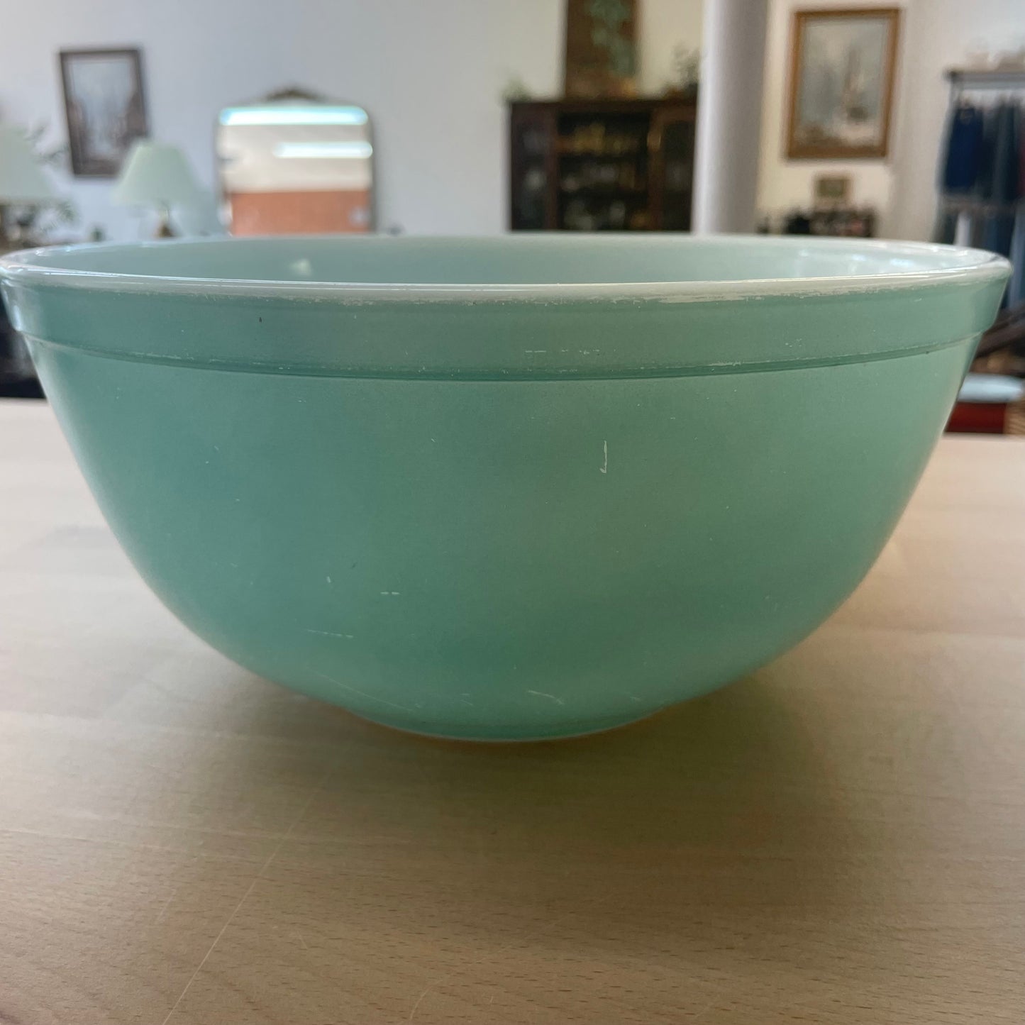 Vintage Pyrex Nesting Mixing Bowls Set of 3 – Red & Aqua Blue