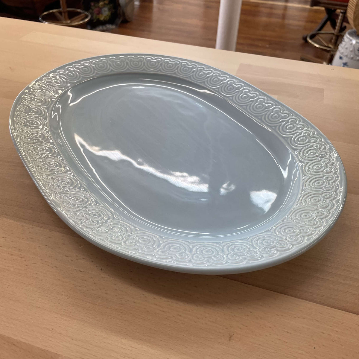 Vintage Disney Stoneware Platter with Mickey Motif – Made in Portugal – photo 3 of 6