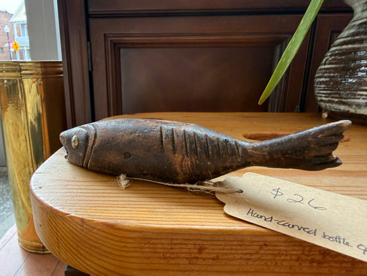 Hand carved Fish Bottle opener