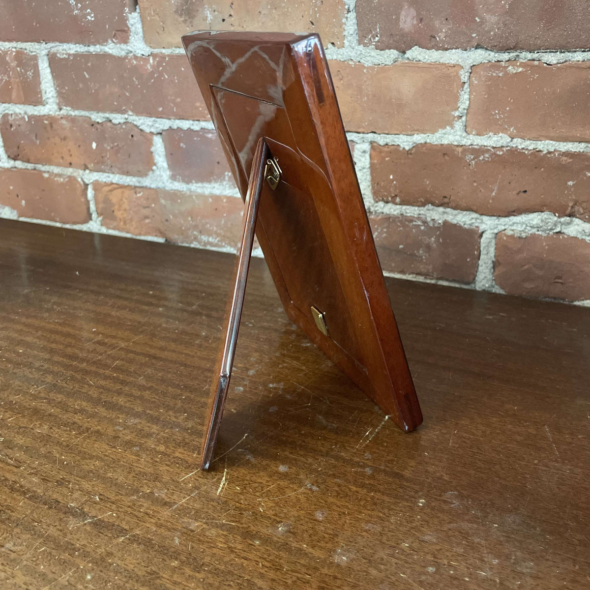 Tizo tortoiseshell lacquer picture frame — front three-quarter view