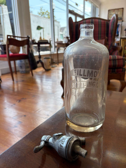 Fillmore Bottling Co. bottle — embossed branding detail