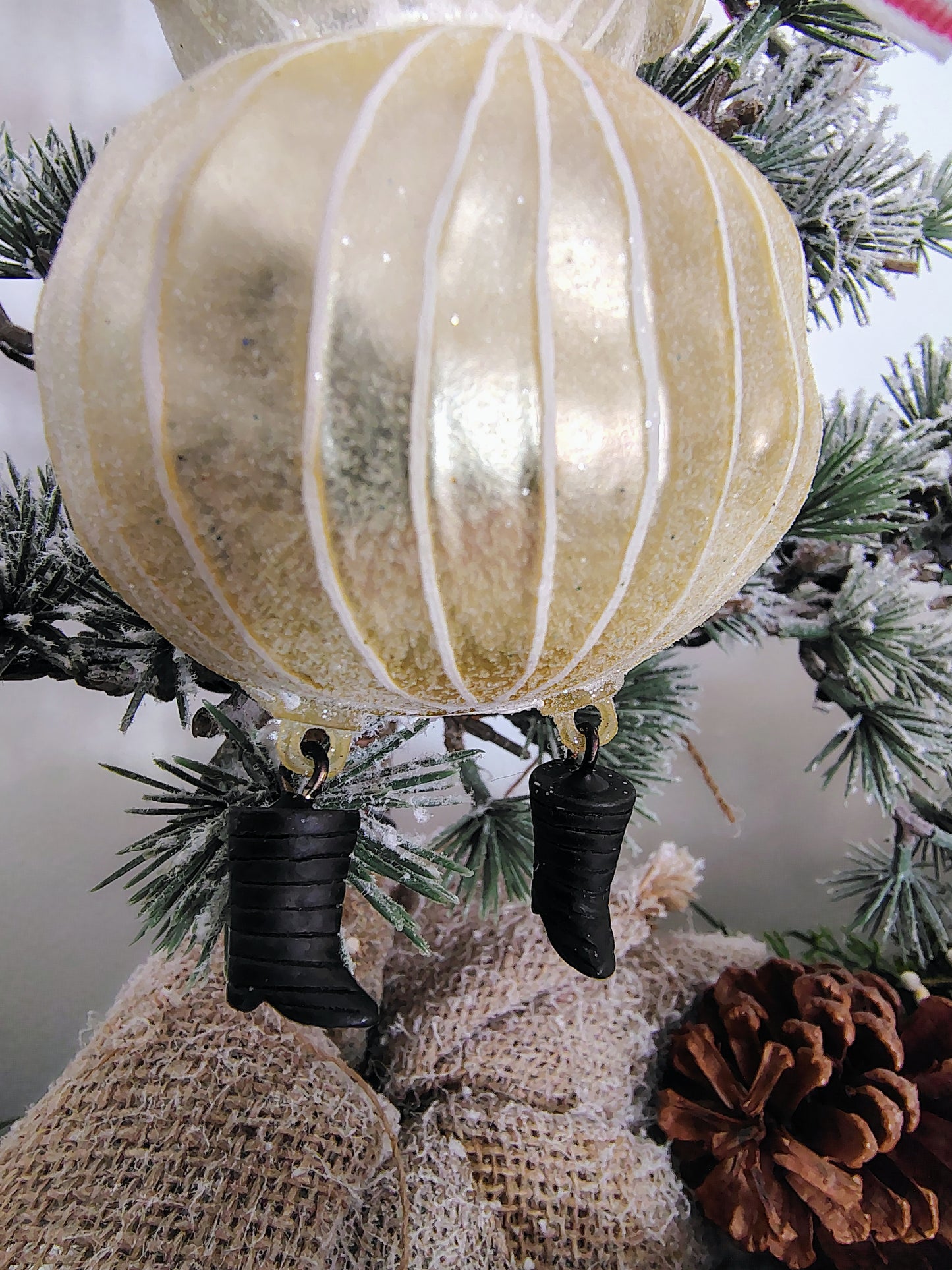 Hand-Blown Glass Snowman Christmas Ornament – The Mercantile Collection by DEMDACO