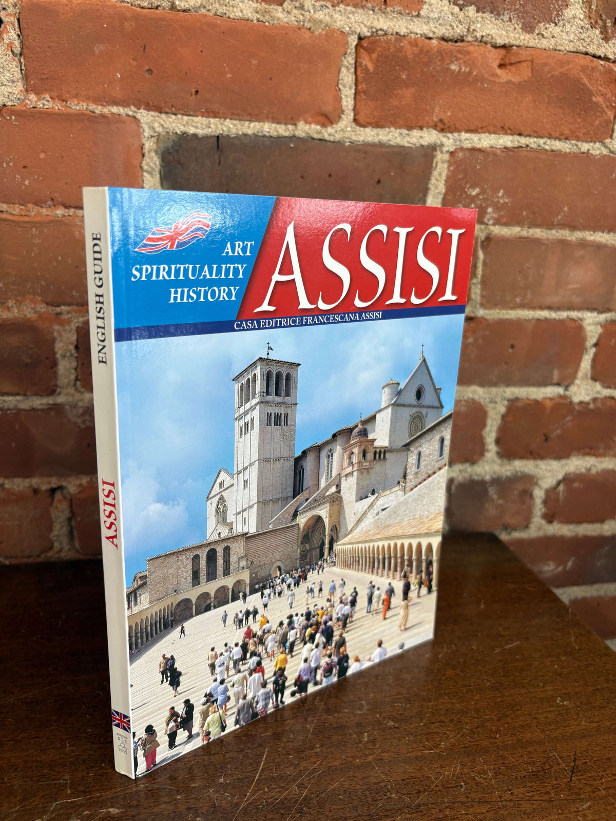 Assisi guidebook cover with the Basilica of San Francesco