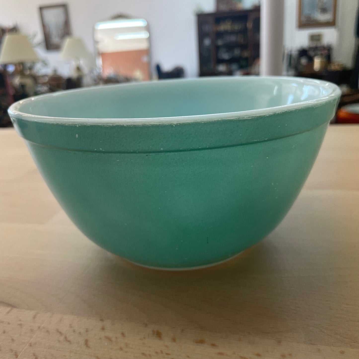 Vintage Pyrex Nesting Mixing Bowls Set of 3 – Red & Aqua Blue