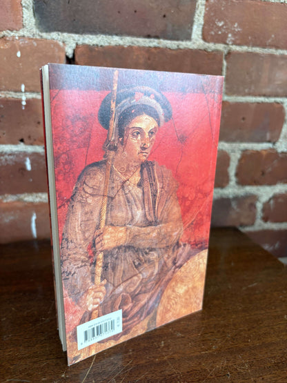 La Pittura Pompeiana book back cover with a Pompeian portrait
