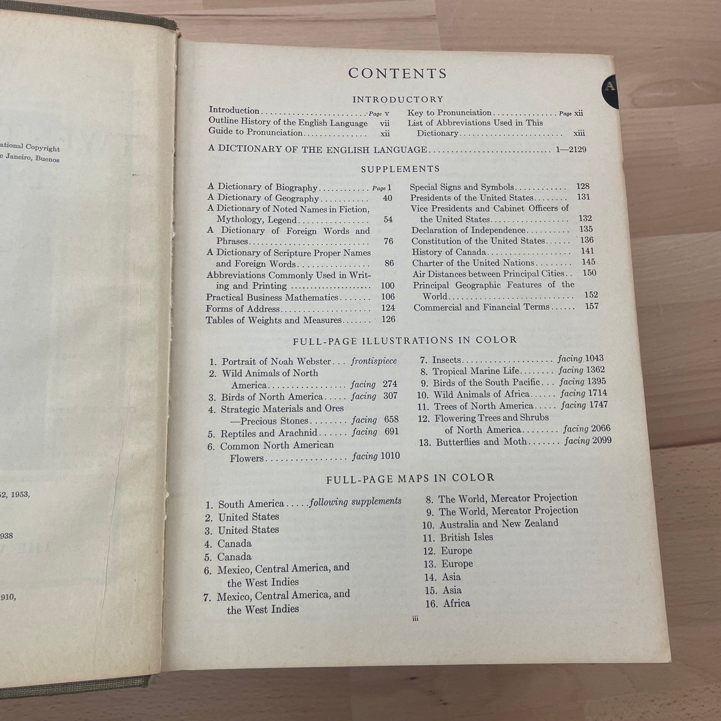 Webster’s New Twentieth Century Unabridged Dictionary, 2nd Edition | Large Vintage Reference Book for Decor or Display