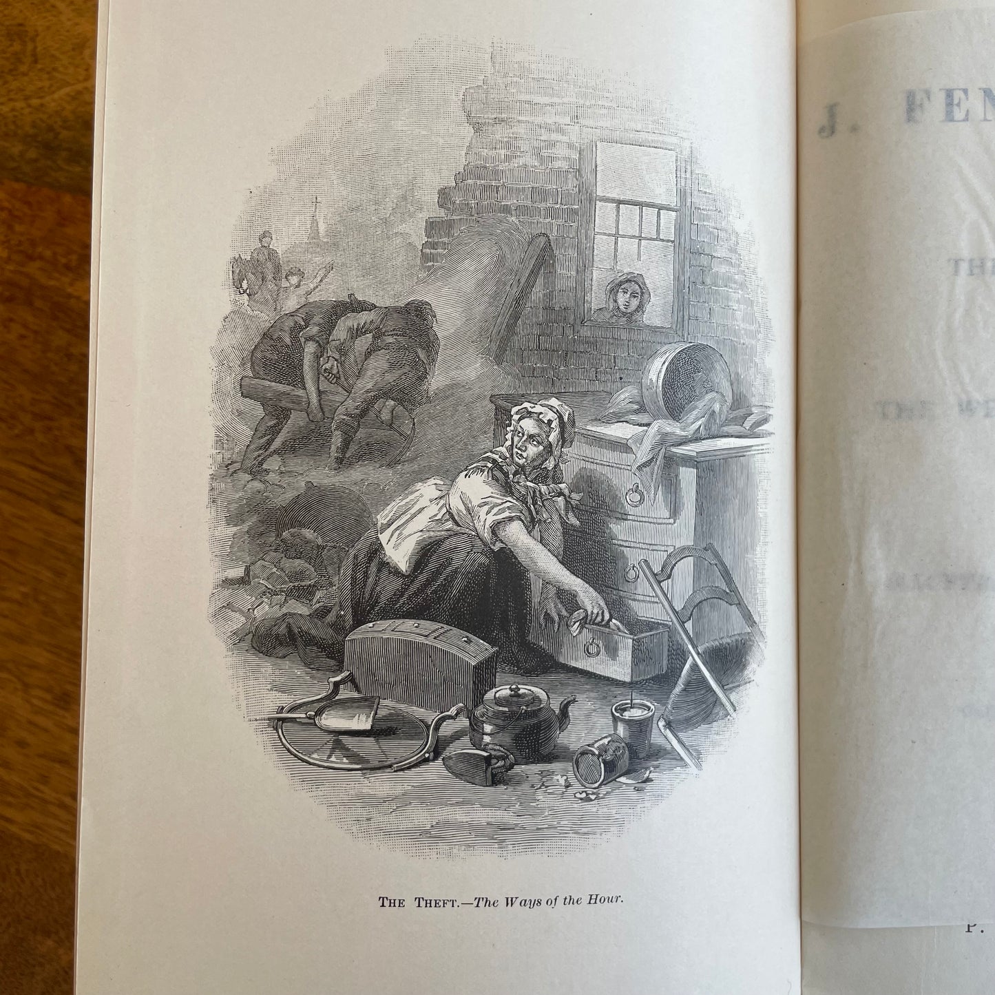 Cooper’s Works – Set of 5 Volumes (1, 7–10) Vintage Decorative Book Stack