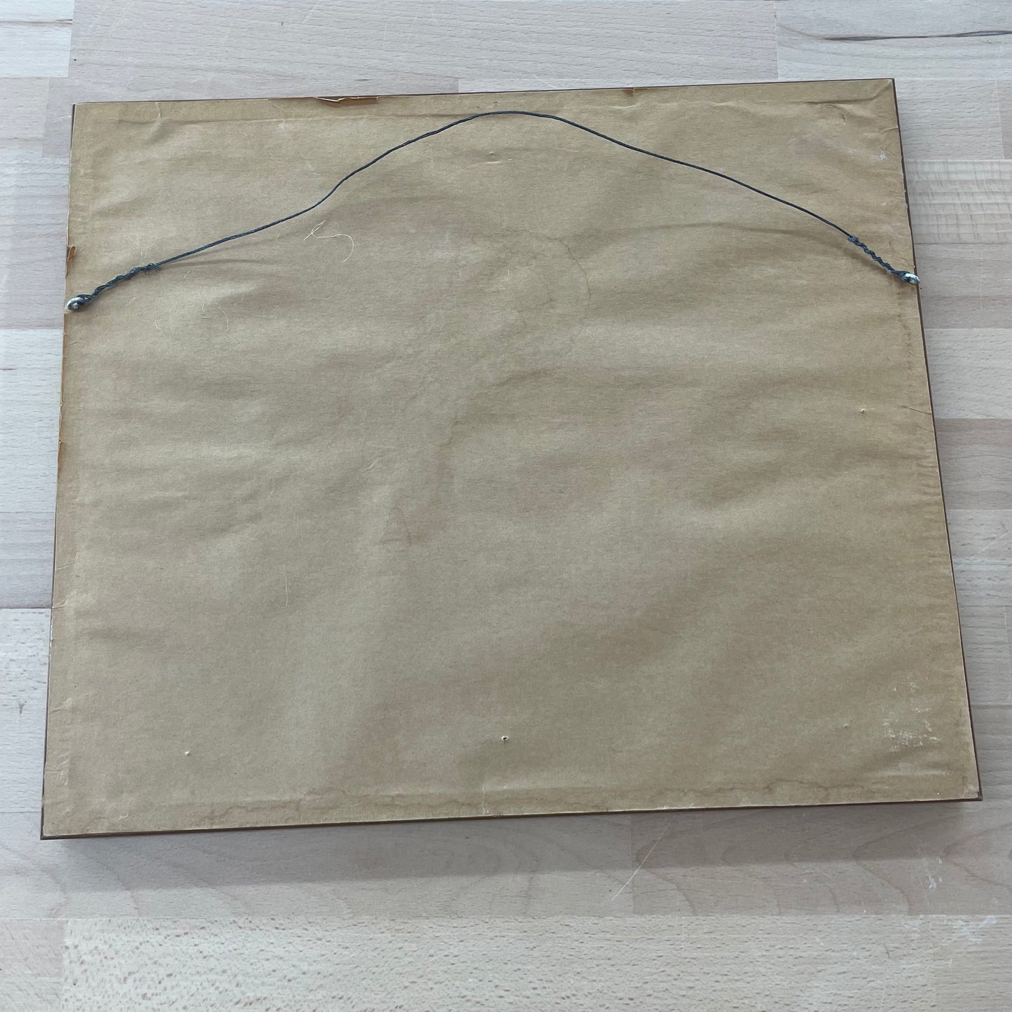 Vintage Framed Still Life Print – Fruit on Table with Glass & Knife