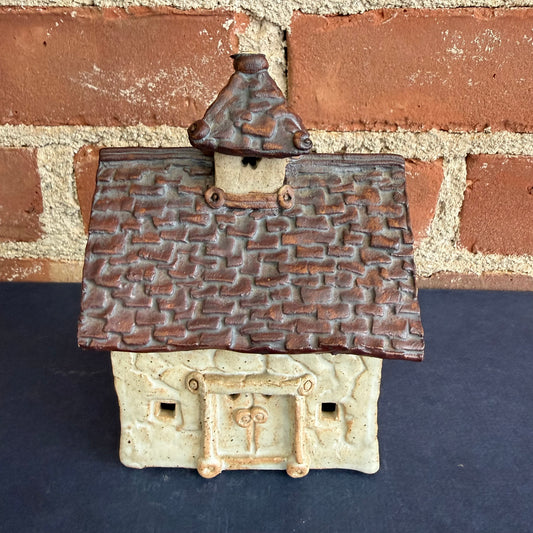 Windy Meadows Pottery Handcrafted Village House by Jan Richardson