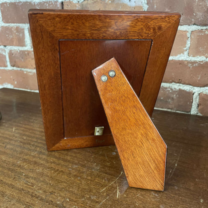 Tizo tortoiseshell lacquer picture frame — back showing the easel stand