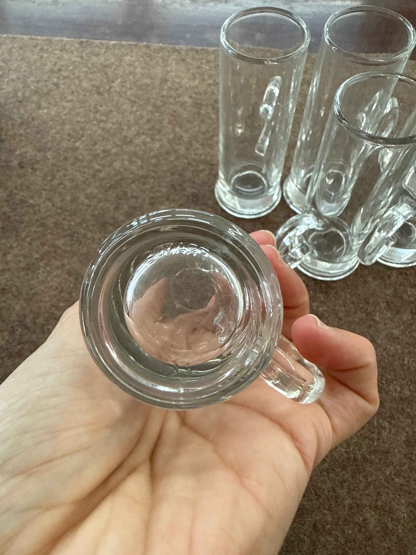 French Shot Glasses, Set of 6 — Petite Barware, Made in France – photo 3 of 3