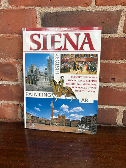 Siena guidebook standing, front cover